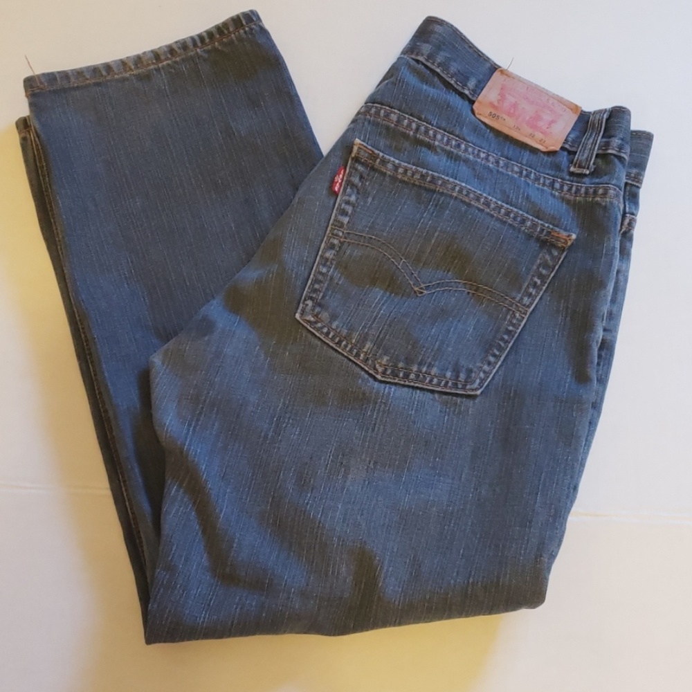 LEVIS 505 WOMEN'S STRAIGHT LEG Husky Jeans Size 12